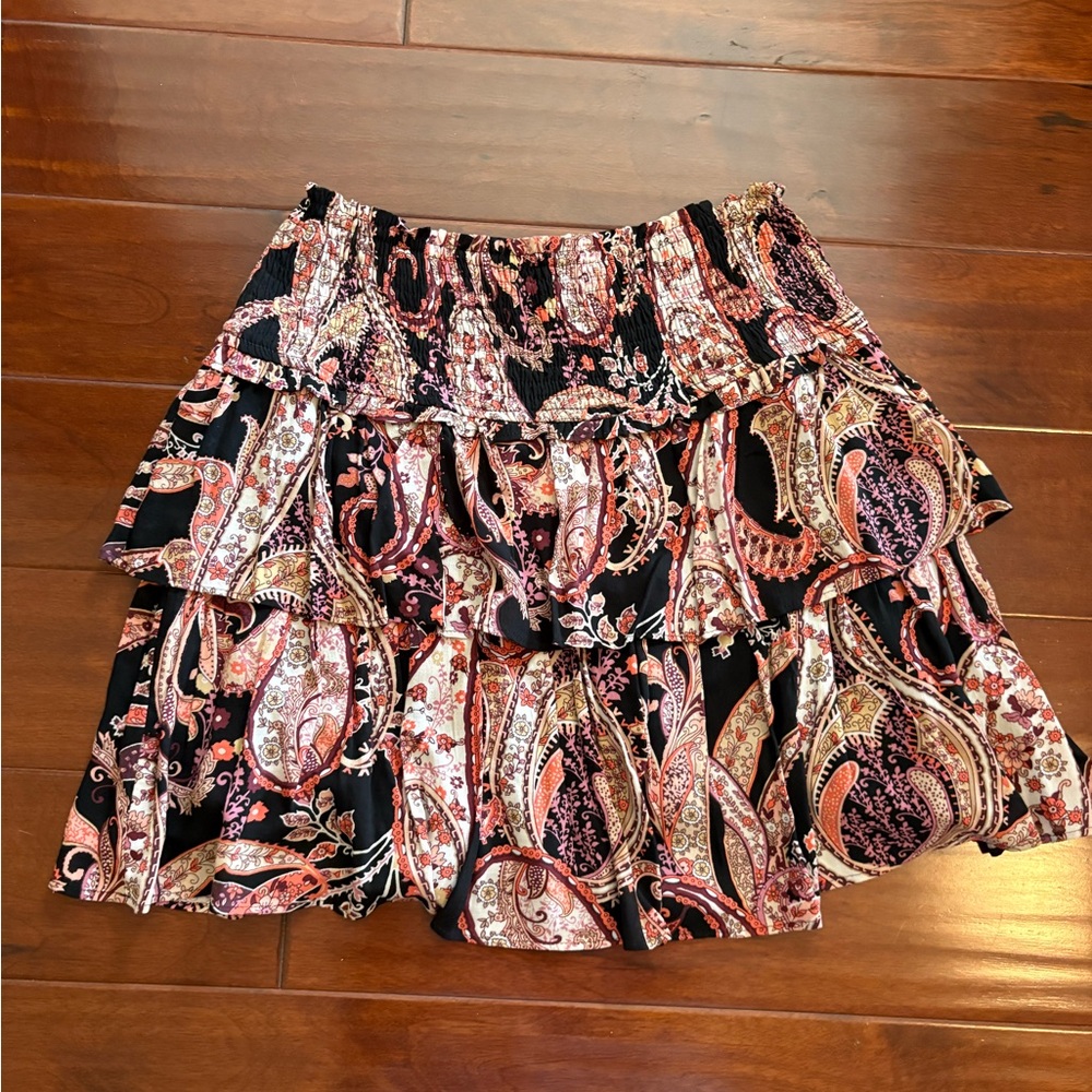 anthropologie paisley skirt